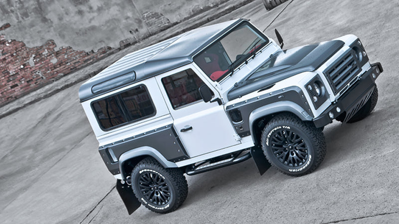 Introducing the Fuji White/Matt Pearl Grey XS 90 Defender Chelsea Wide Track Edition