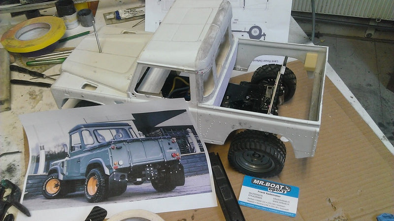 Update: Keswick Green Land Rover Defender Pick Up Model