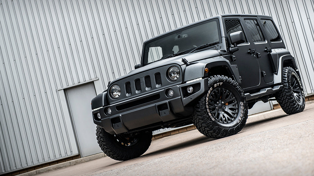 View from the press: We're obsessed with this Black Hawk Custom Jeep Wrangler