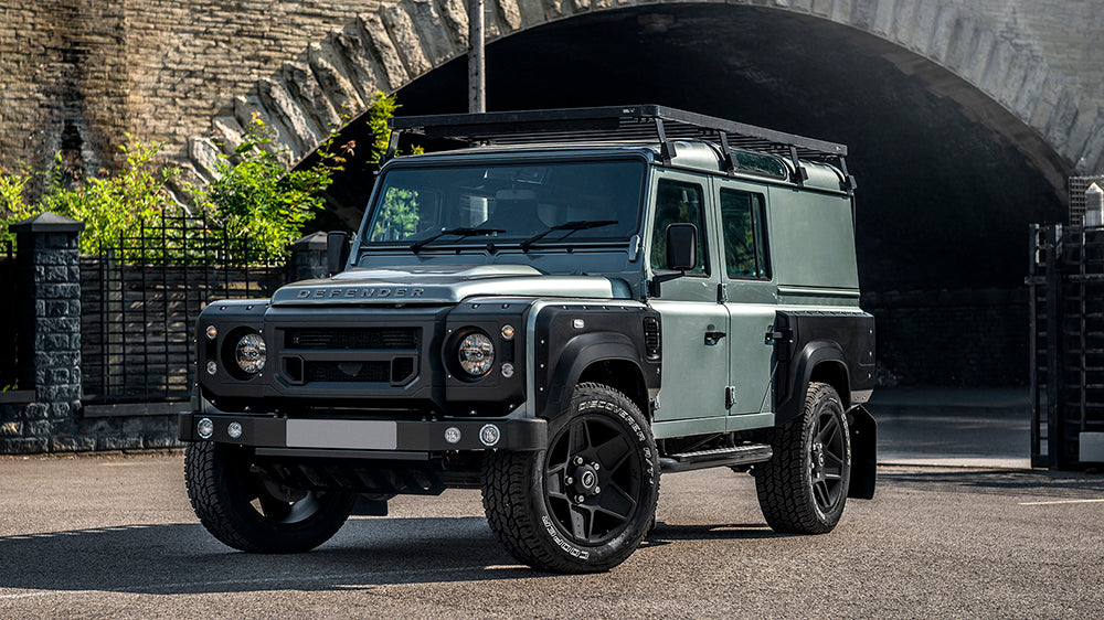 Volcanic Mist Satin Land Rover Defender Chelsea Wide Track