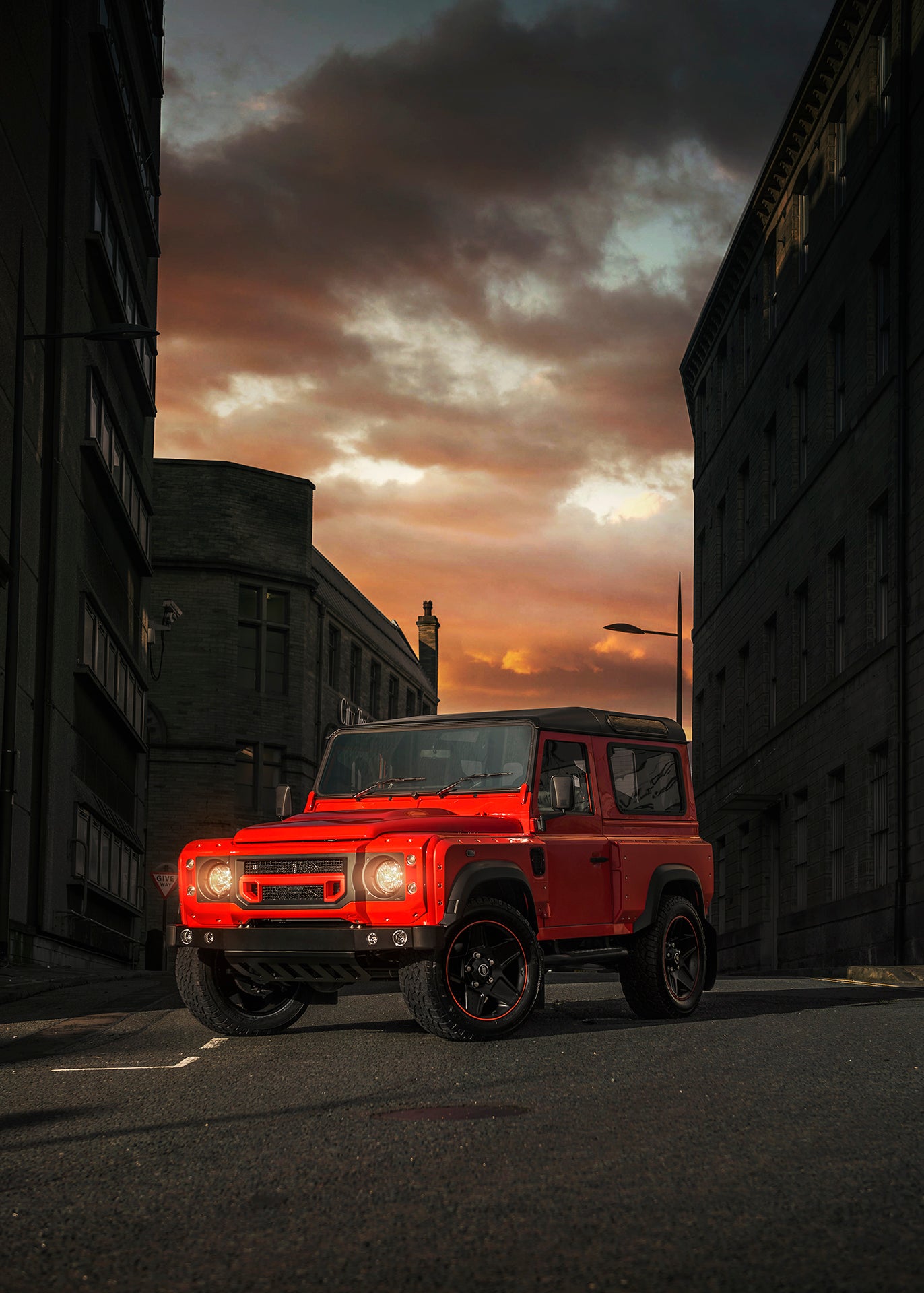 Chelsea Truck Company Lava Orange Defender Is Ready To Erupt!