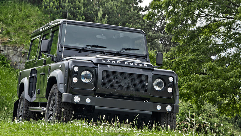 View From The Press: Santorini Black Land Rover Defender by Kahn Design