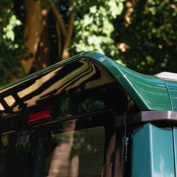 Wider View Of The Deep Green Ineos Grenadier Roof Wing By kahn