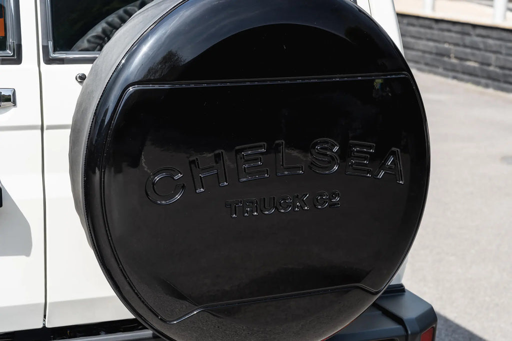 Toyota Land Cruiser 70 | Chelsea Truck Company | Spare Wheel Cover