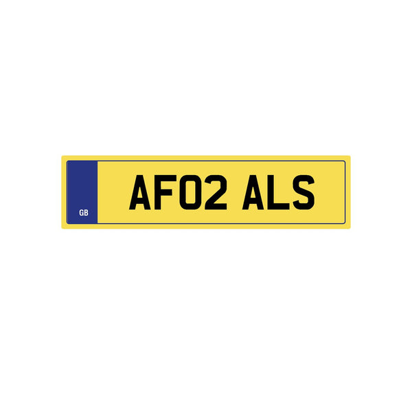 Private Plate Af02 Als by Kahn In Yellow