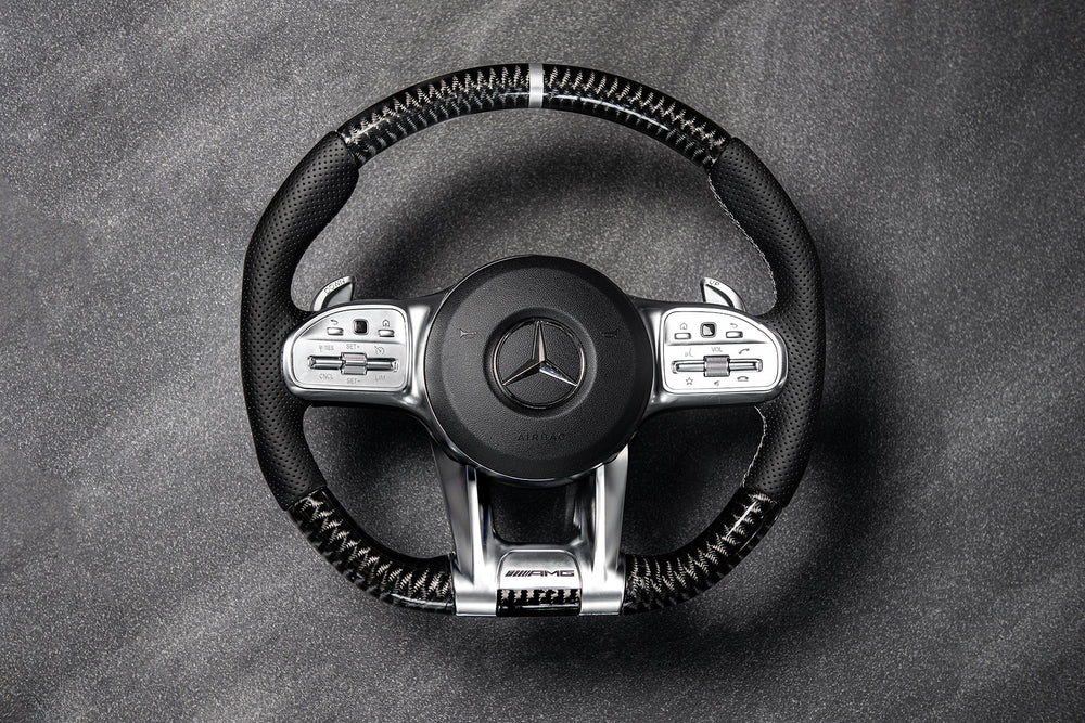 MERCEDES G-WAGON (2018-PRESENT) G63 AMG CARBON STEERING WHEEL - Image 1