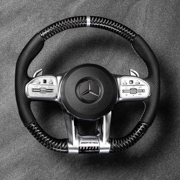 MERCEDES G-WAGON (2018-PRESENT) G63 AMG CARBON STEERING WHEEL Chelsea Truck Company