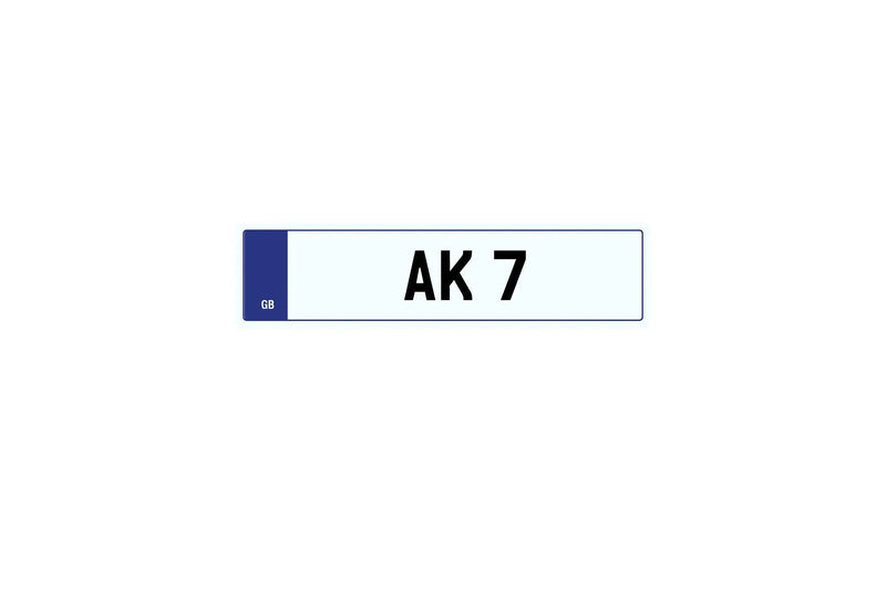 Private Plate AK 7 - Image 2