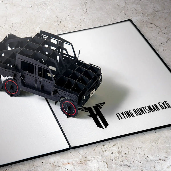 Flying Huntsman Chelsea Truck Company 3D Greeting Card - Chelsea Truck Company