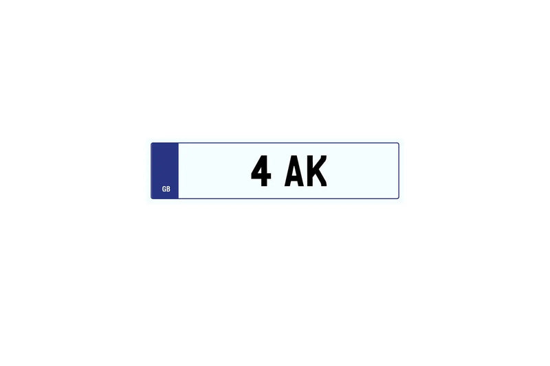 Private Plate 4 AK - Image 2
