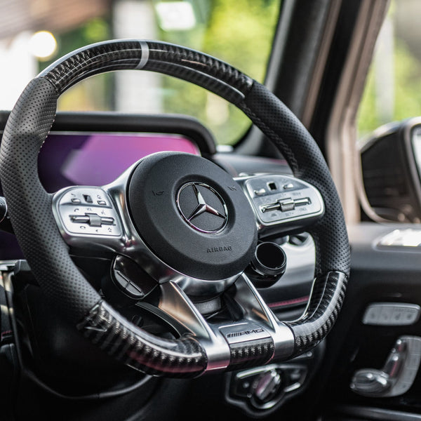 MERCEDES G-WAGON (2020-PRESENT) G63 AMG CARBON STEERING WHEEL Chelsea Truck Company