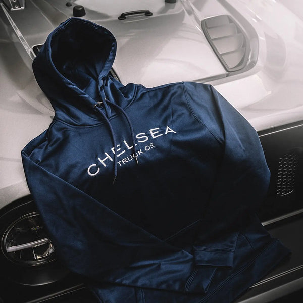Women's Navy Blue Chelsea Truck Co Hoodie - Chelsea Truck Company