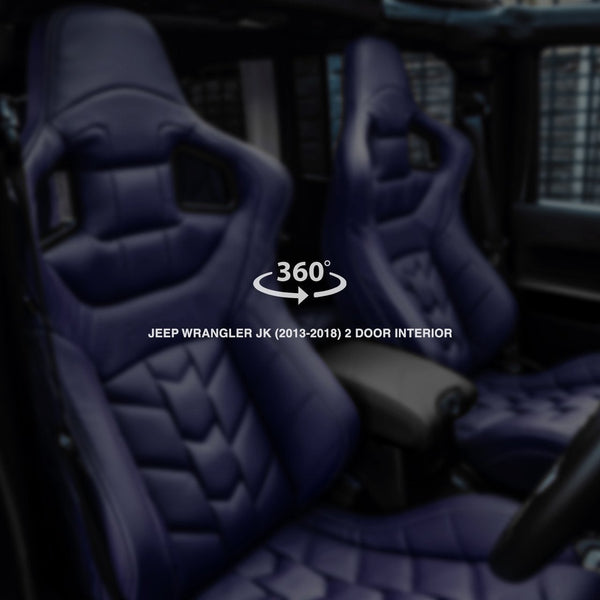 Jeep Wrangler jk 2 Door (2013-2018) Sport Leather Interior 360° Tour Chelsea Truck Company