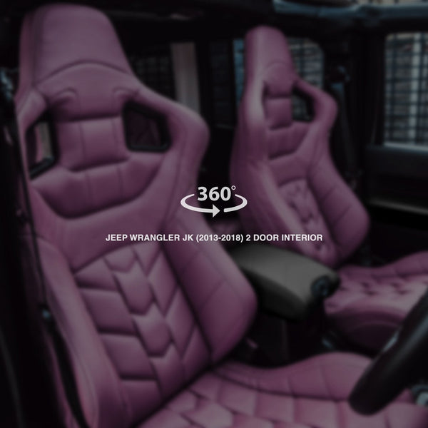 Jeep Wrangler jk 2 Door (2013-2018) Sport Leather Interior 360° Tour Chelsea Truck Company