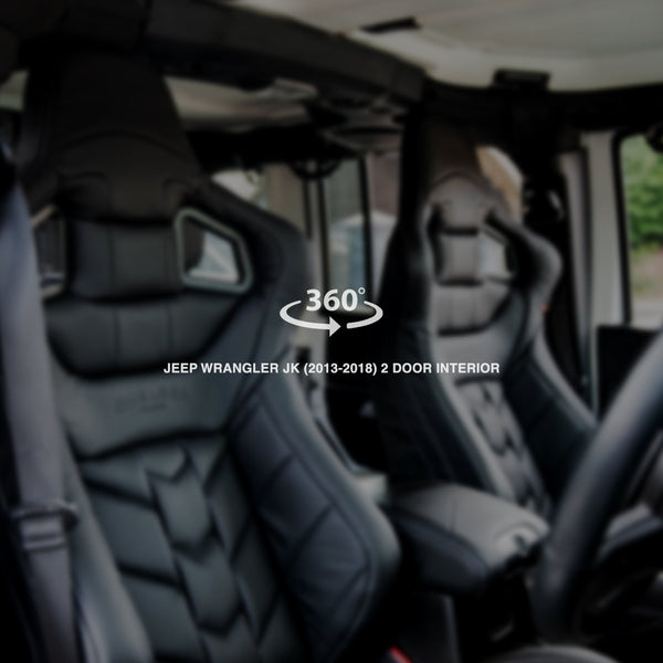 Jeep Wrangler jk 2 Door (2013-2018) Sport Leather Interior 360° Tour