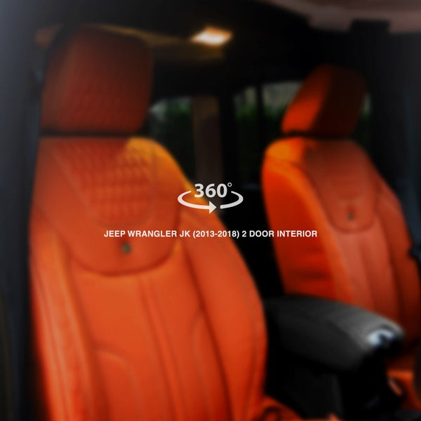 Jeep Wrangler JK 2 Door (2013-2018) Comfort Leather Interior 360° Tour Chelsea Truck Company