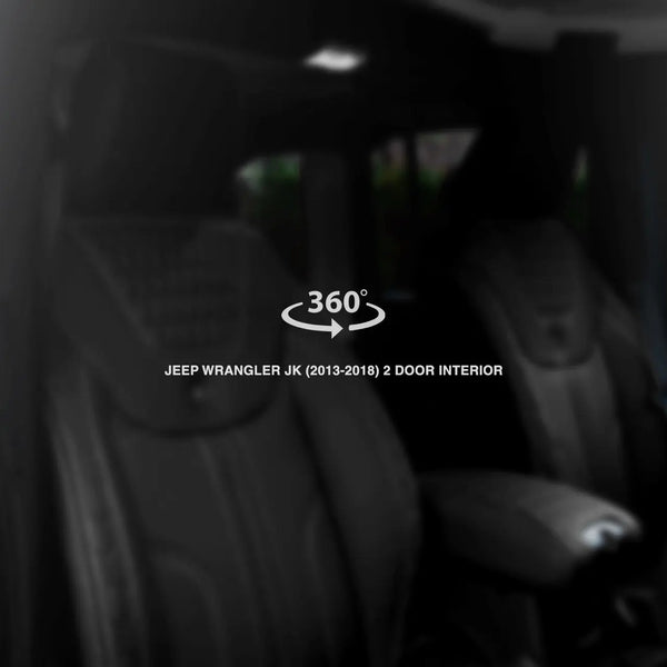 Jeep Wrangler JK 2 Door (2013-2018) Comfort Leather Interior 360° Tour - Chelsea Truck Company