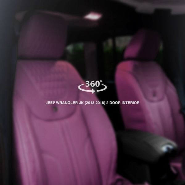 Jeep Wrangler JK 2 Door (2013-2018) Comfort Leather Interior 360° Tour Chelsea Truck Company