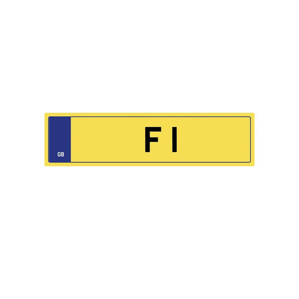 Yellow Private Plate F1 by Project Kahn