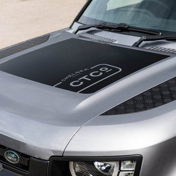 Closer View Of The CTC designed Bonnet Decal On Sale