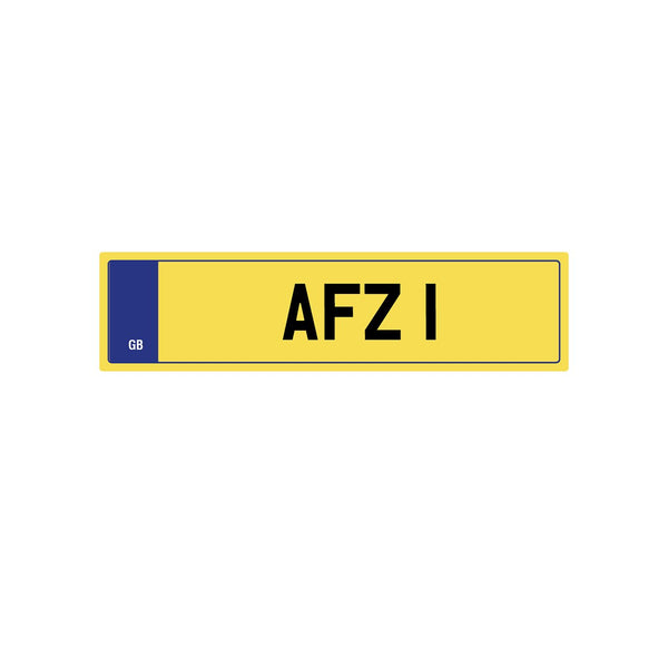 Yellow Private Plate Afz 1 by Kahn
