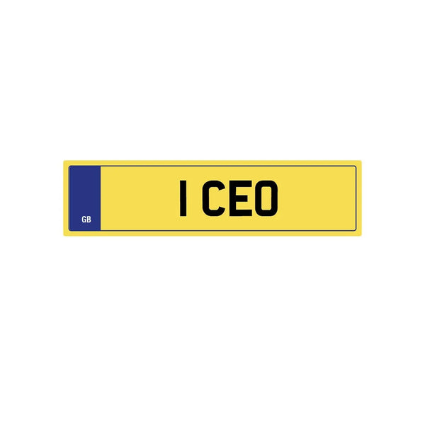 Yellow Private Plate 1 CEO by Kahn