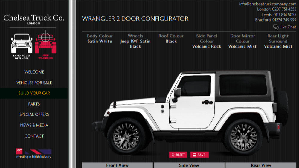 Build Your Very Own Jeep Wrangler CTC CJ3OO Using The Chelsea Truck Company Configurator