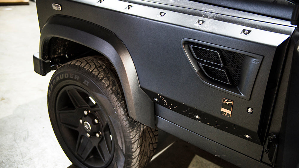 In Build: Defender Wide Track By The Chelsea Truck Company