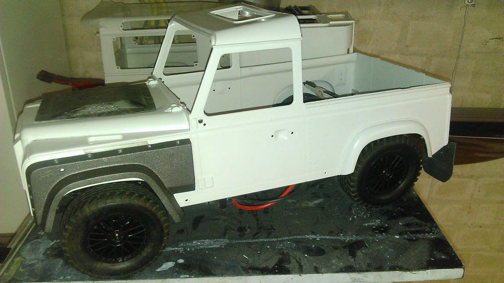 In Build: Land Rover Defender 2.4 TDCI 90 Pick Up â€“ Chelsea Wide Track Model