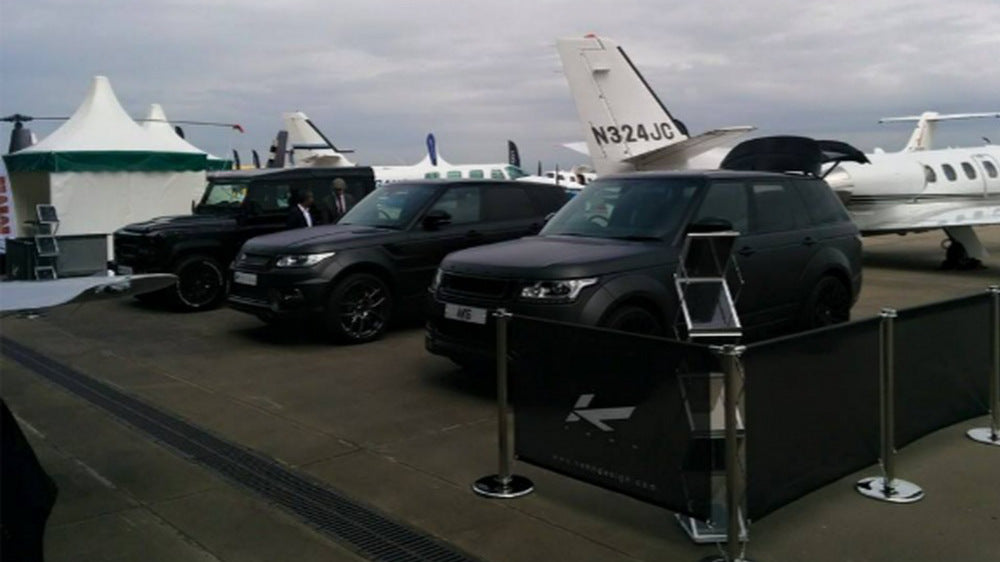 Kahn Vehicles And Private Jets At The Elite London Show