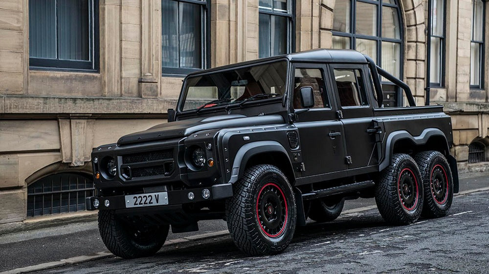 Meet The Coolest Defender Of Them All: The Flying Huntsman 6X6 Pick Up
