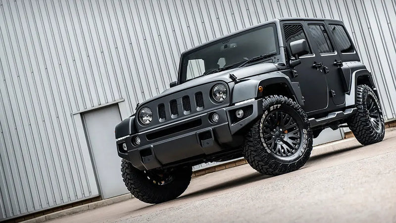 View from the press: We're obsessed with this Black Hawk Custom Jeep Wrangler