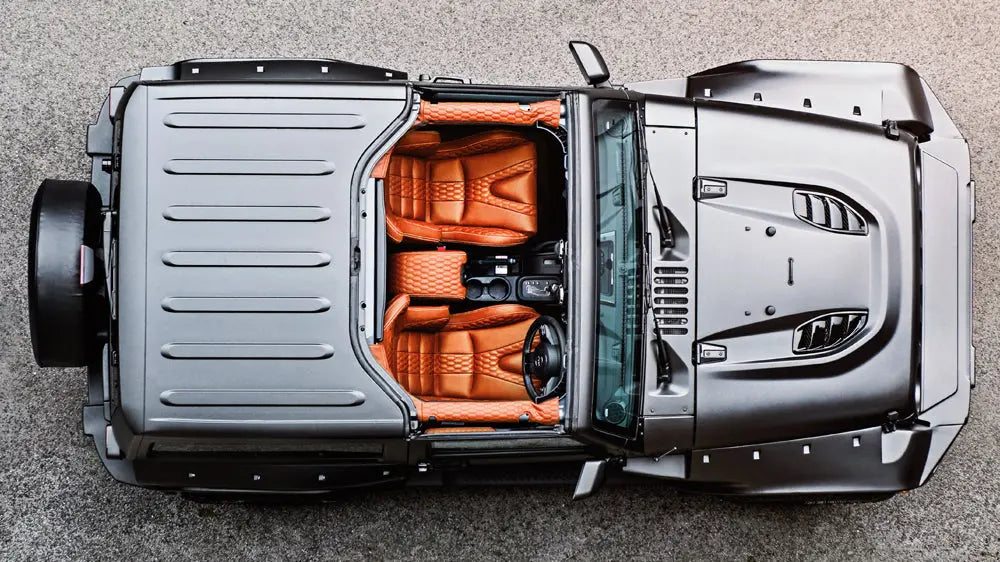 VESUVIUS GTB SPORTS INTERIOR PACKAGE FOR THE JEEP WRANGLER BLACK HAWK EDITION - Chelsea Truck Company