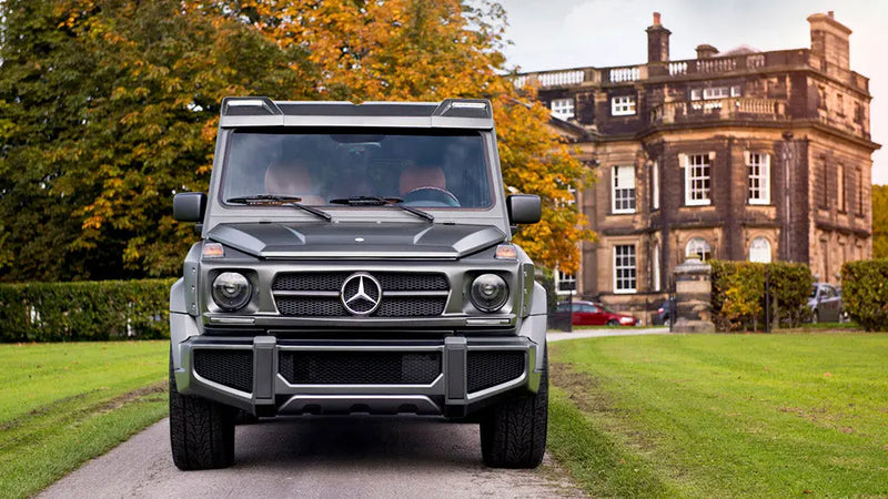 DEVASTATINGLY STYLISH: CHELSEA TRUCK COMPANY MERCEDES BENZ G55 AMG G6 WIDE BODY MILITARY EDITION