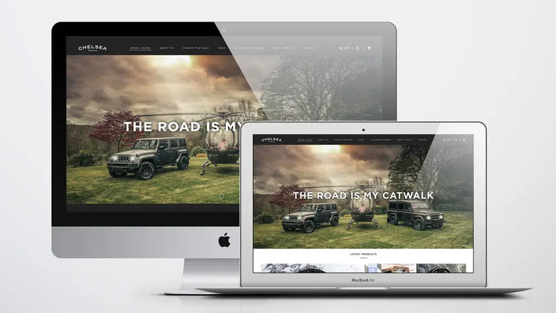 Shop Online At The New Chelsea Truck Company E Commerce Web Site