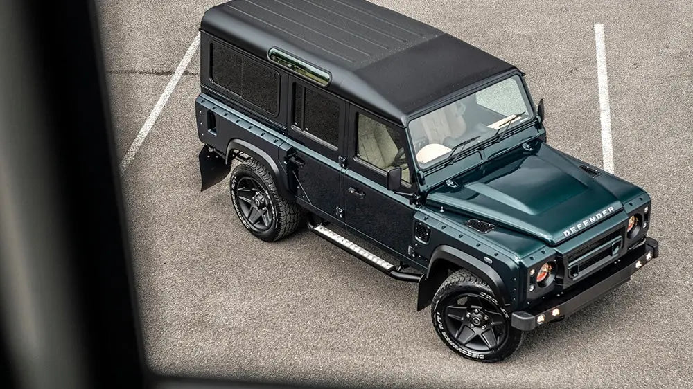 Aintree Green Land Rover Defender 110 Chelsea Truck Co. Wide Track - Chelsea Truck Company