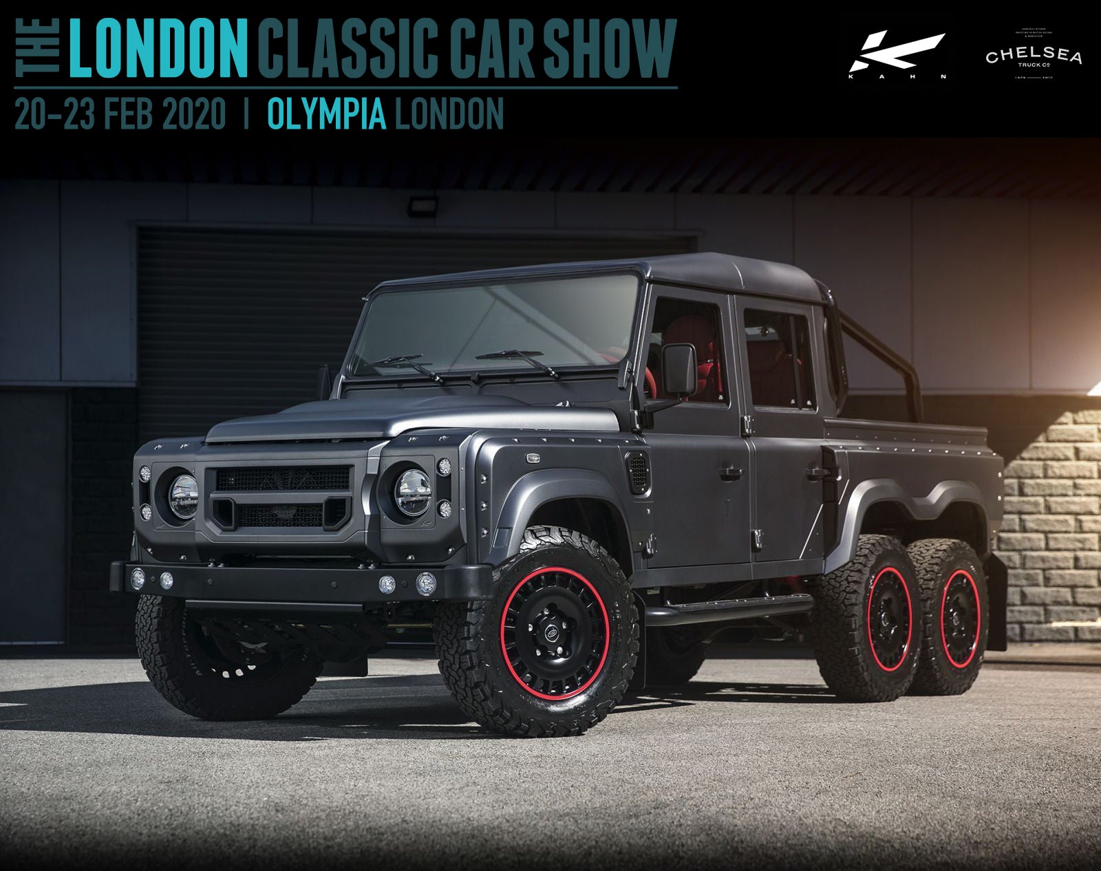Chelsea Truck Company and Kahn Design at the London Classic Car Show
