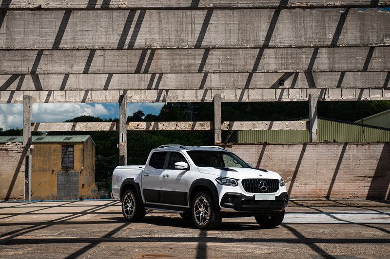 White Mercedes X-Class