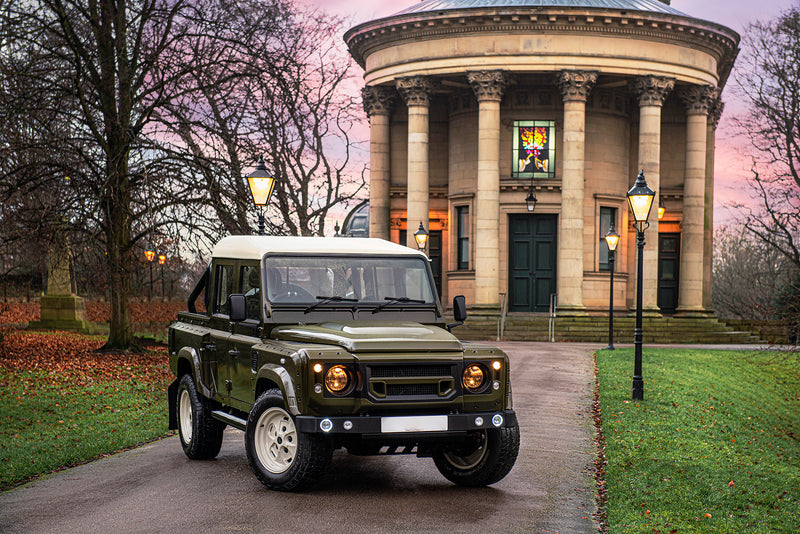 Land Rover Defender 110 Pickup with Rollbar
