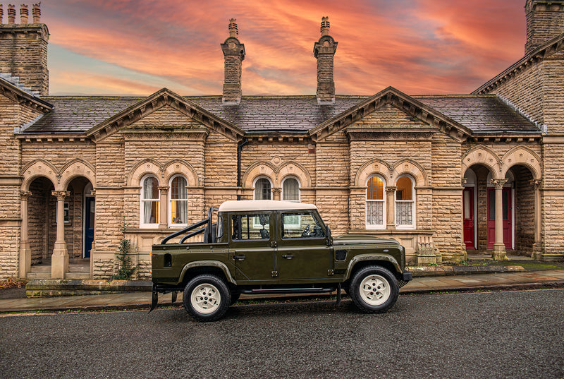 Land Rover Defender 110 Pickup with Rollbar