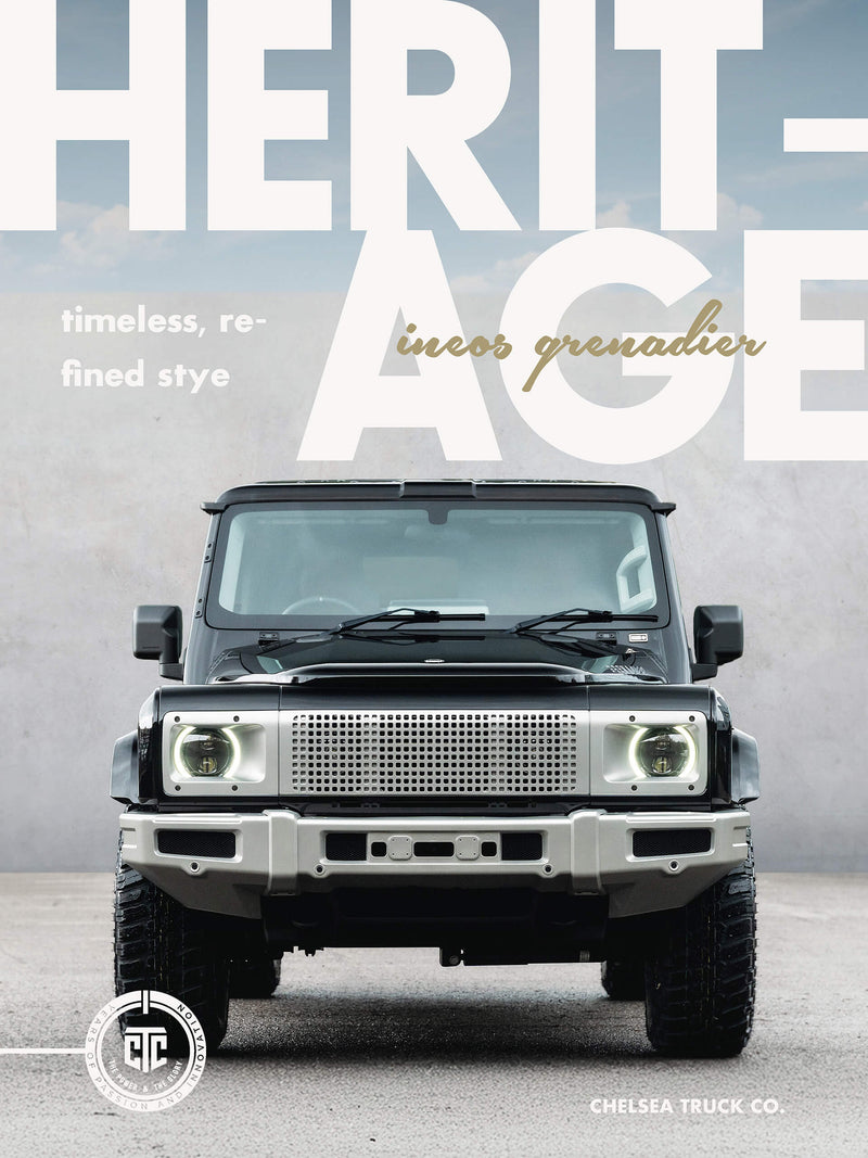 INEOS Grenadier Joins Chelsea Truck Company’s Heritage Remastered programme.