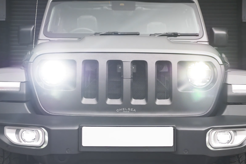 STINGRAY GREY JEEP JL WITH BLACK INTERIOR