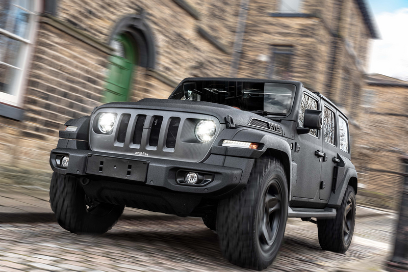 The 4 Door Jeep Wrangler Black Hawk