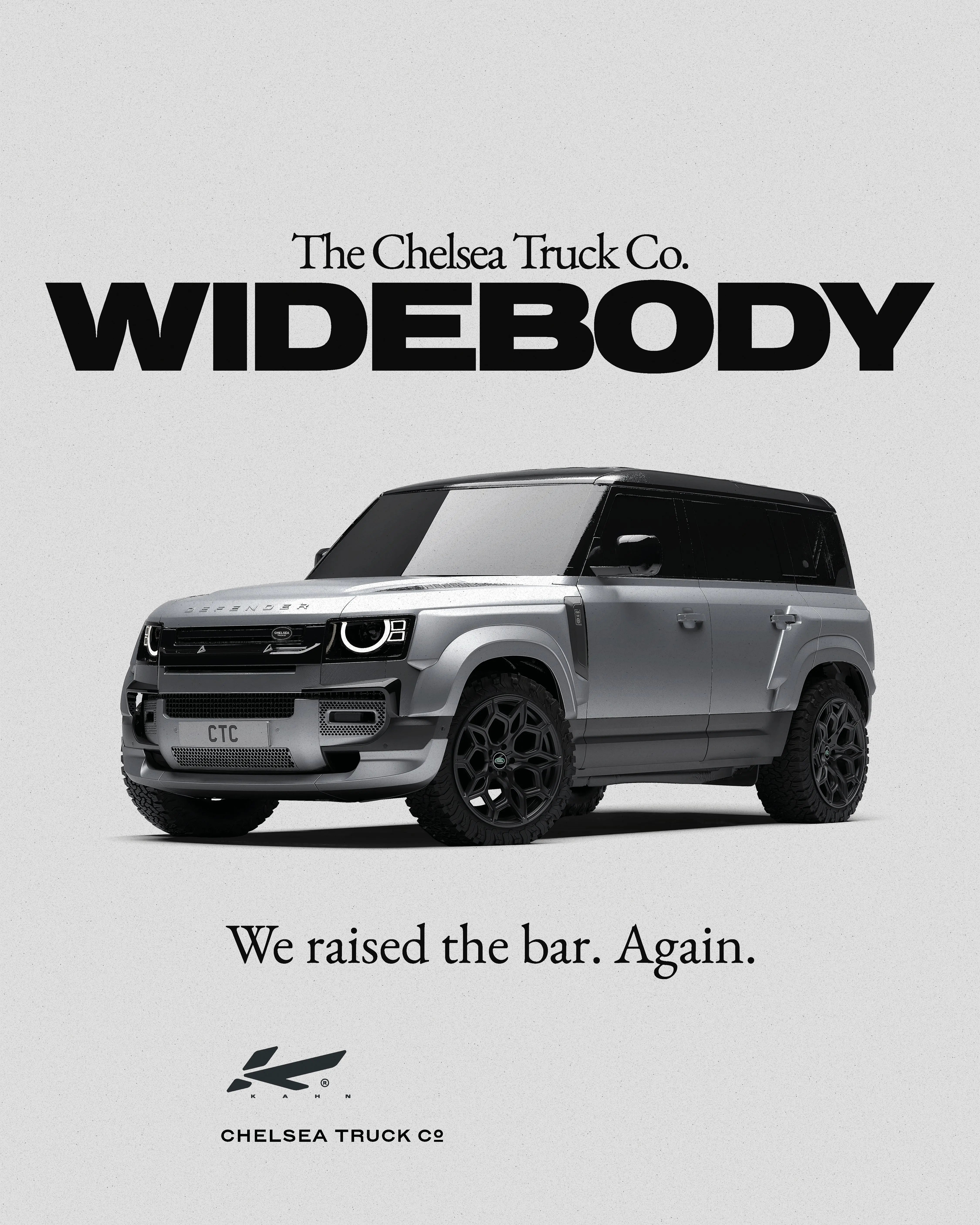 Defender Wide Body Chelsea Truck Co. - Design by KAHN® - Chelsea Truck Company