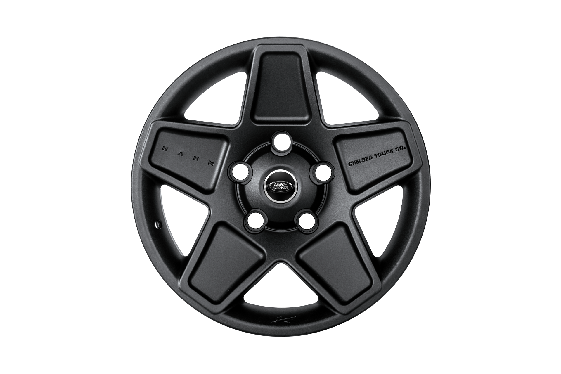 Defender 1991–2016 Mondial Retro 9x20 Satin Black Alloy Wheels