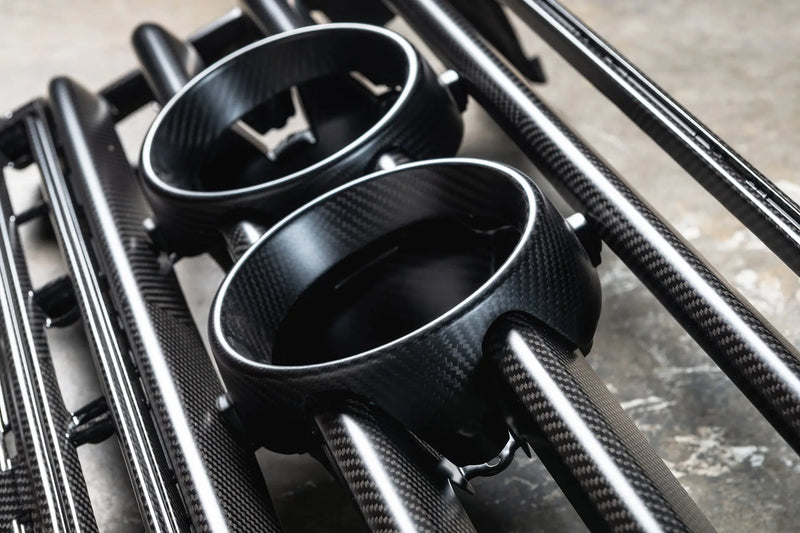 INEOS Grenadier (2023–Present) Exposed Matte Carbon Central Lamp Dakar Front Grille - Image 13