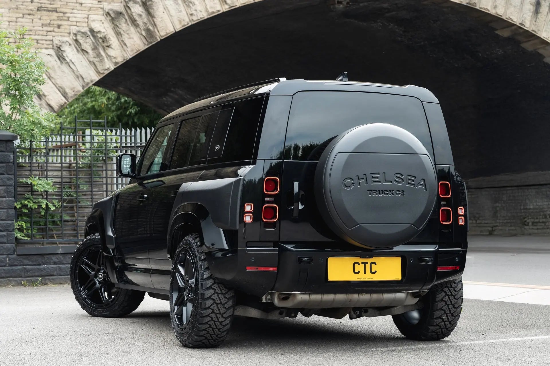 Defender Satin Black Expedition Spare Wheel Cover | Chelsea Truck