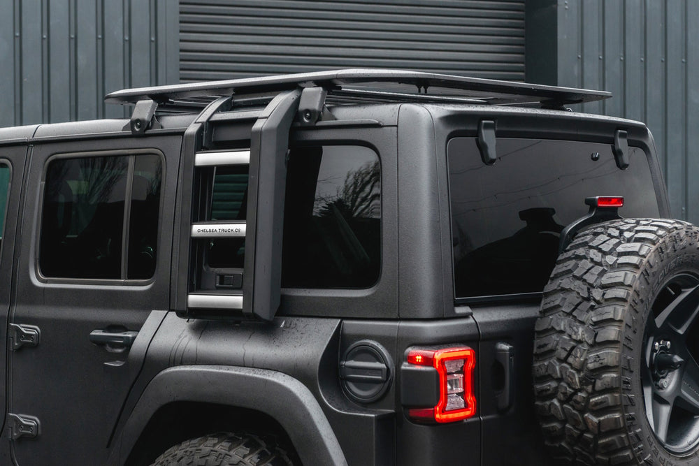 JEEP WRANGLER JL (2018-Present) Expedition Roof Rack and Side Ladder