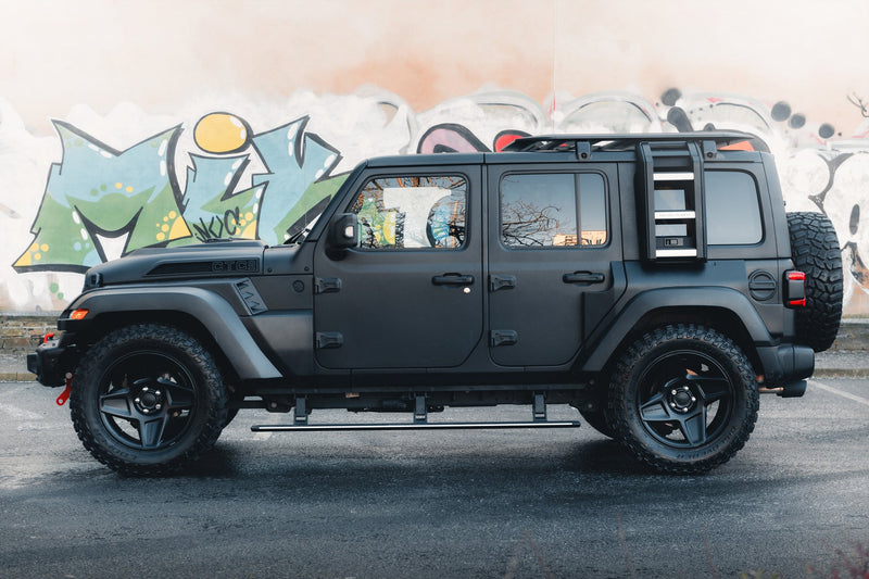 JEEP WRANGLER JL (2018-Present) Expedition Roof Rack and Side Ladder - Image 2