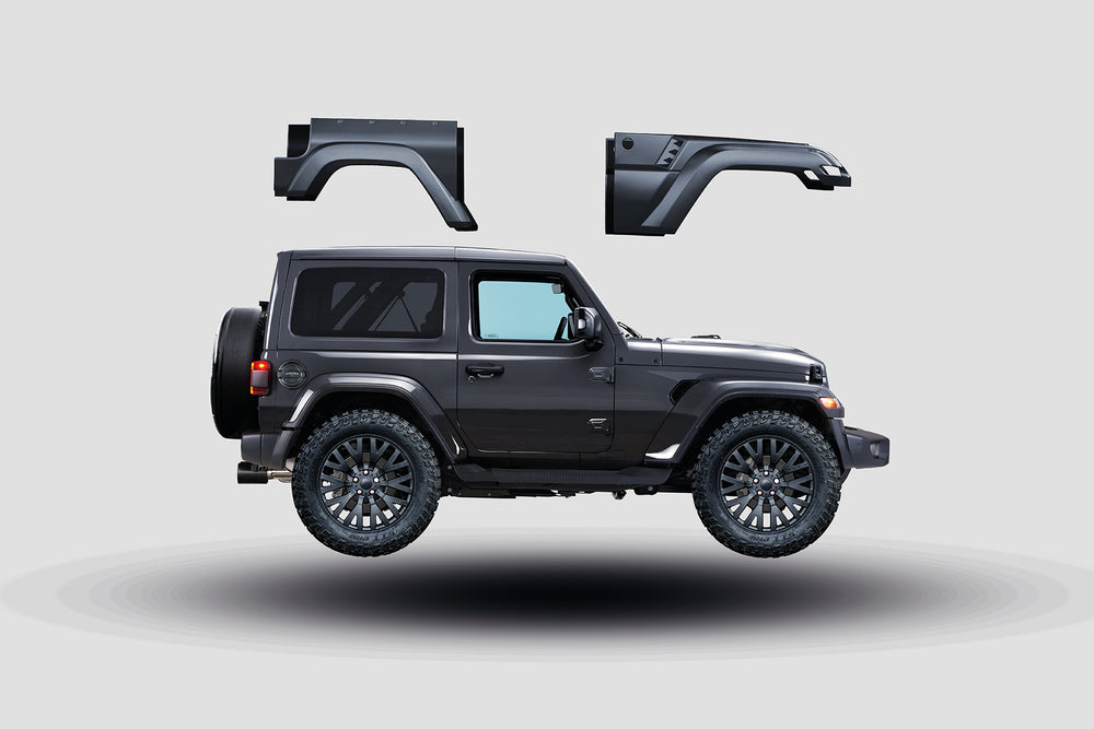 JEEP WRANGLER JL (2018-PRESENT) 2 DOOR BLACK HAWK BODYKIT - Image 2